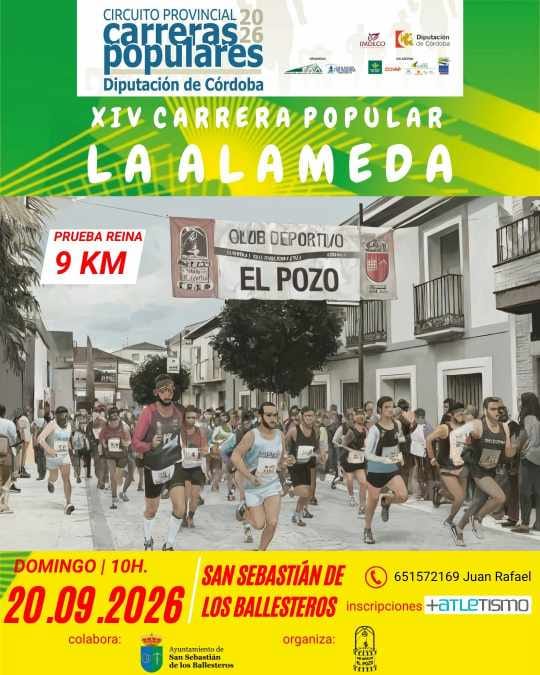 XIV CARRERA POPULAR LA ALAMEDA SAN SEBASTIAN DE LOS BALLESTEROS